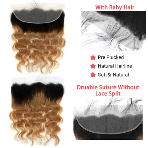 Brazilian kinky curly hair bundles with frontal for a natural curly look