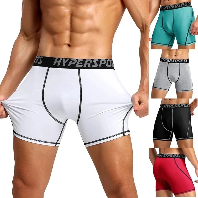 Compression Shorts Men Summer Sportswear Training Tights Gym Fitness Short Leggings Sport Bottoms Running Pants
