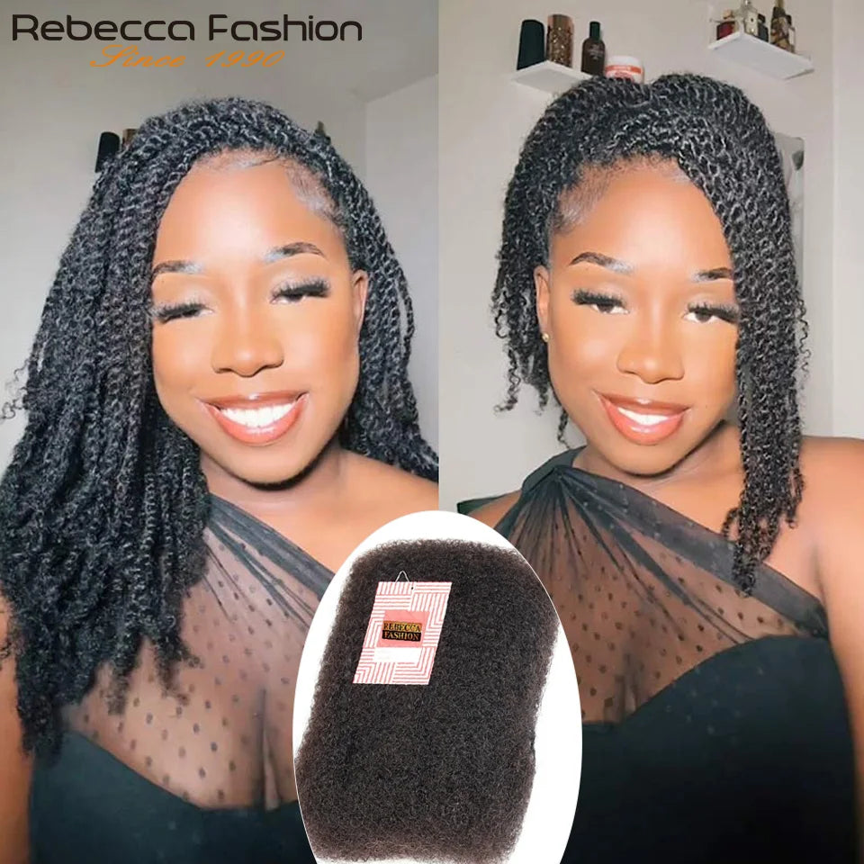 Brazilian Remy Afro Kinky Curly Bulk Hair – Braiding & Dreadlock Extensions