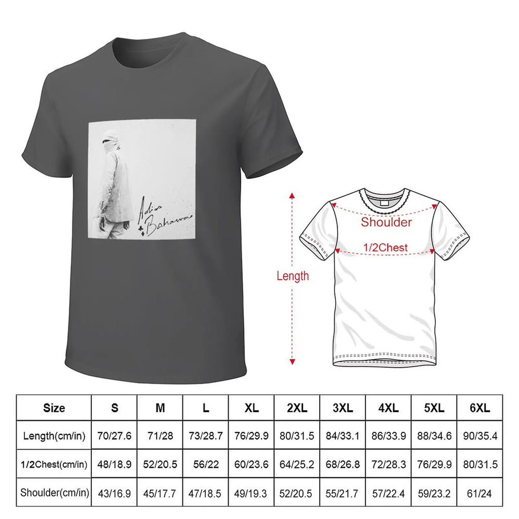 NEPAL Adios Bahamas T-Shirt vintage Clothing mens graphic t-shirts anime