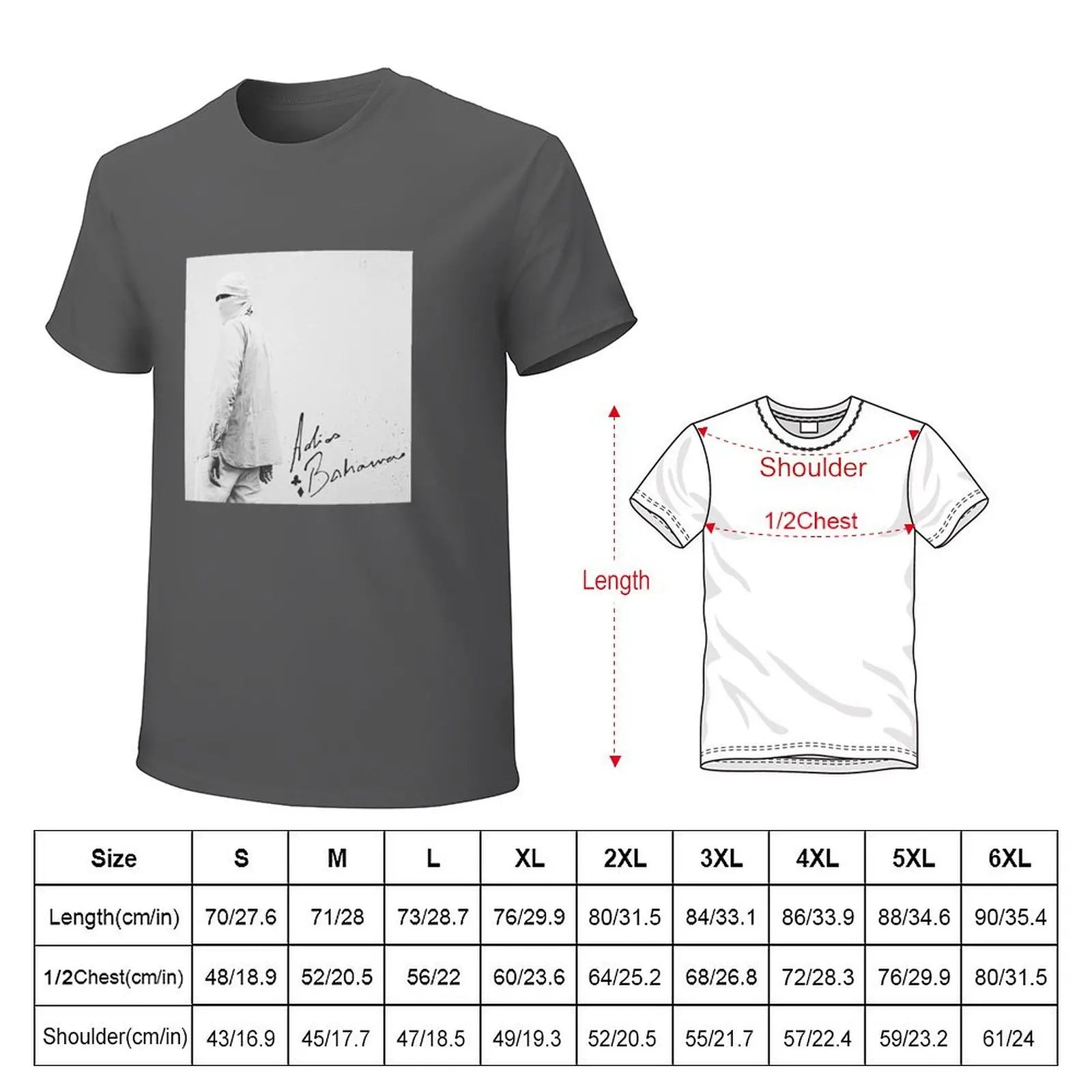NEPAL Adios Bahamas T-Shirt vintage Clothing mens graphic t-shirts anime