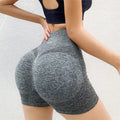 Women Yoga High Waist Workout Shorts Butt Lift Fitness Ladies Yoga Gym Running Short Pants Sportswear