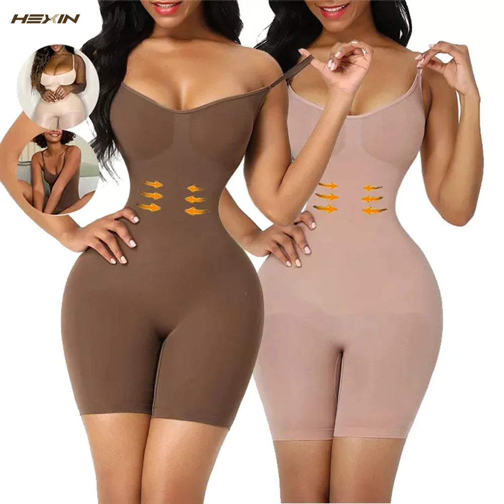 Colombianas Seamless Women Bodysuit Sculpting Push Up Butt Lifter Thigh Slimmer Body Shapewear