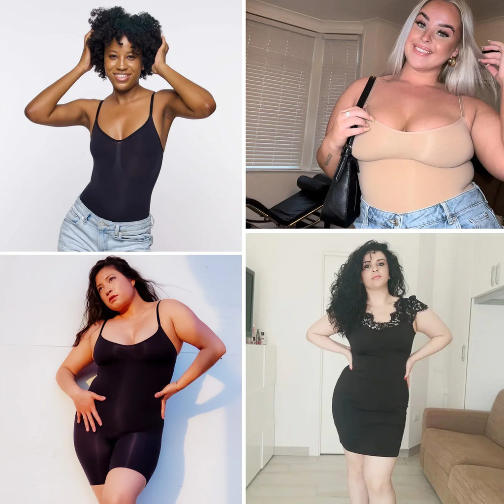 Colombianas Seamless Women Bodysuit Sculpting Push Up Butt Lifter Thigh Slimmer Body Shapewear