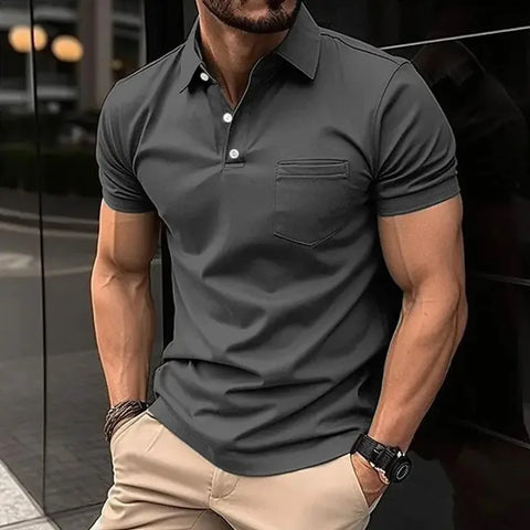 Men 's golf shirt fashion 3D T-shirt casual short sleeve POLO shirt summer men's clothing European measurement