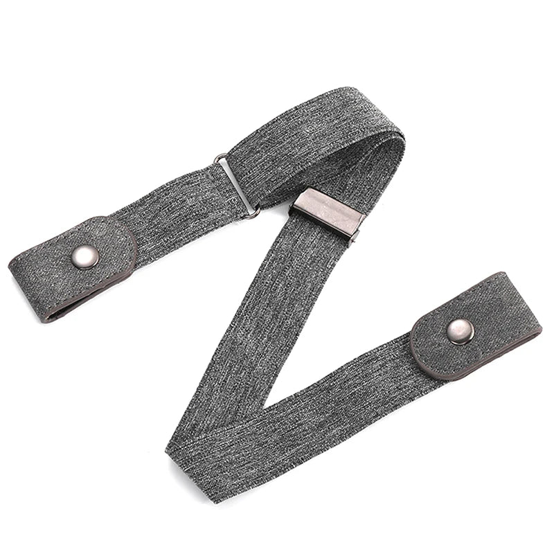 Buckle-Free Waist Belt, No Buckle Stretch Elastic Waist Belt For Women/Men