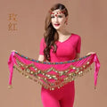 Coin Belly Dance Clothing Accessories Dancing Coin Belt Oriental Indian Belly Dance Coin Belt Bell Dance Hip Scarf Golden