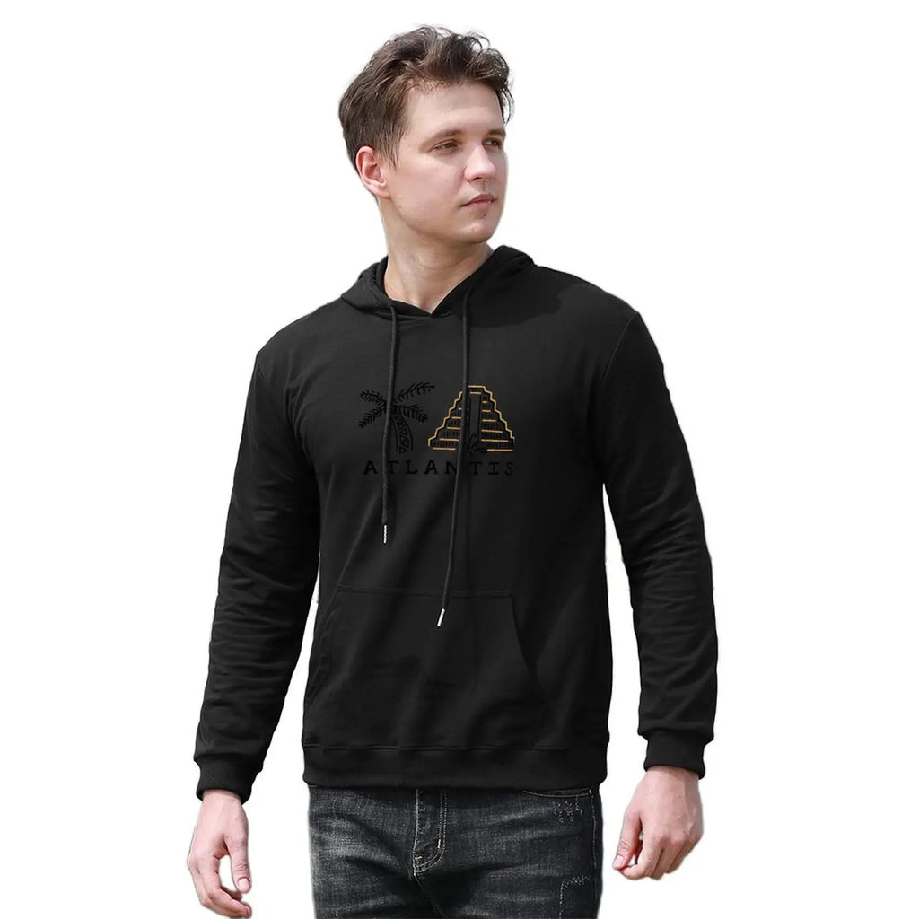 Atlantis in the Bahamas Pullover Hoodie men's clothing men's clothes graphic t shirts men fashion men men hoodie