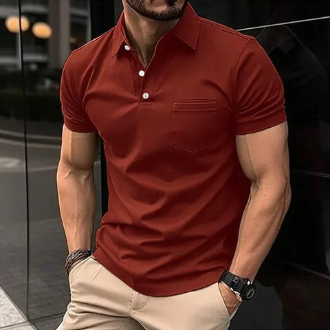 Men 's golf shirt fashion 3D T-shirt casual short sleeve POLO shirt summer men's clothing European measurement