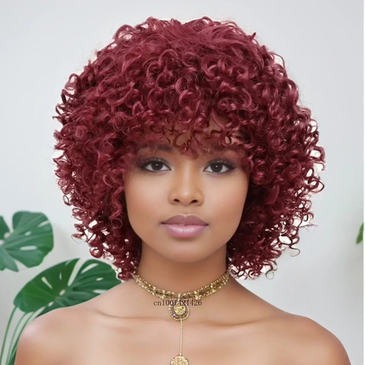 Short Curly Afro Bob Wig – Multi-Color Options