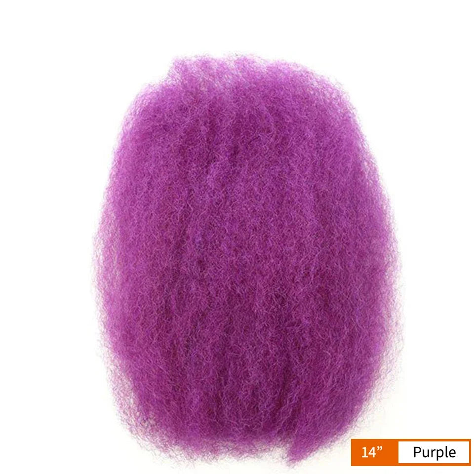 Brazilian Remy Afro Kinky Curly Bulk Hair – Braiding & Dreadlock Extensions
