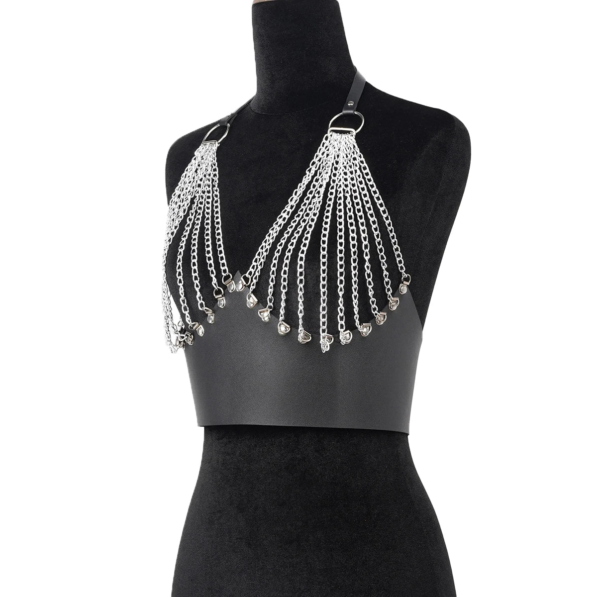 Fashion Street Style corset Chain Tassels Belt Adjustable casual wild Decorative Gothic Accessories