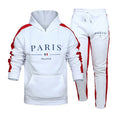 Men's Daily Hooded Sweatshirt Pants Set Autumn Winter Outdoors Street High Quality Popular Printing Clothing