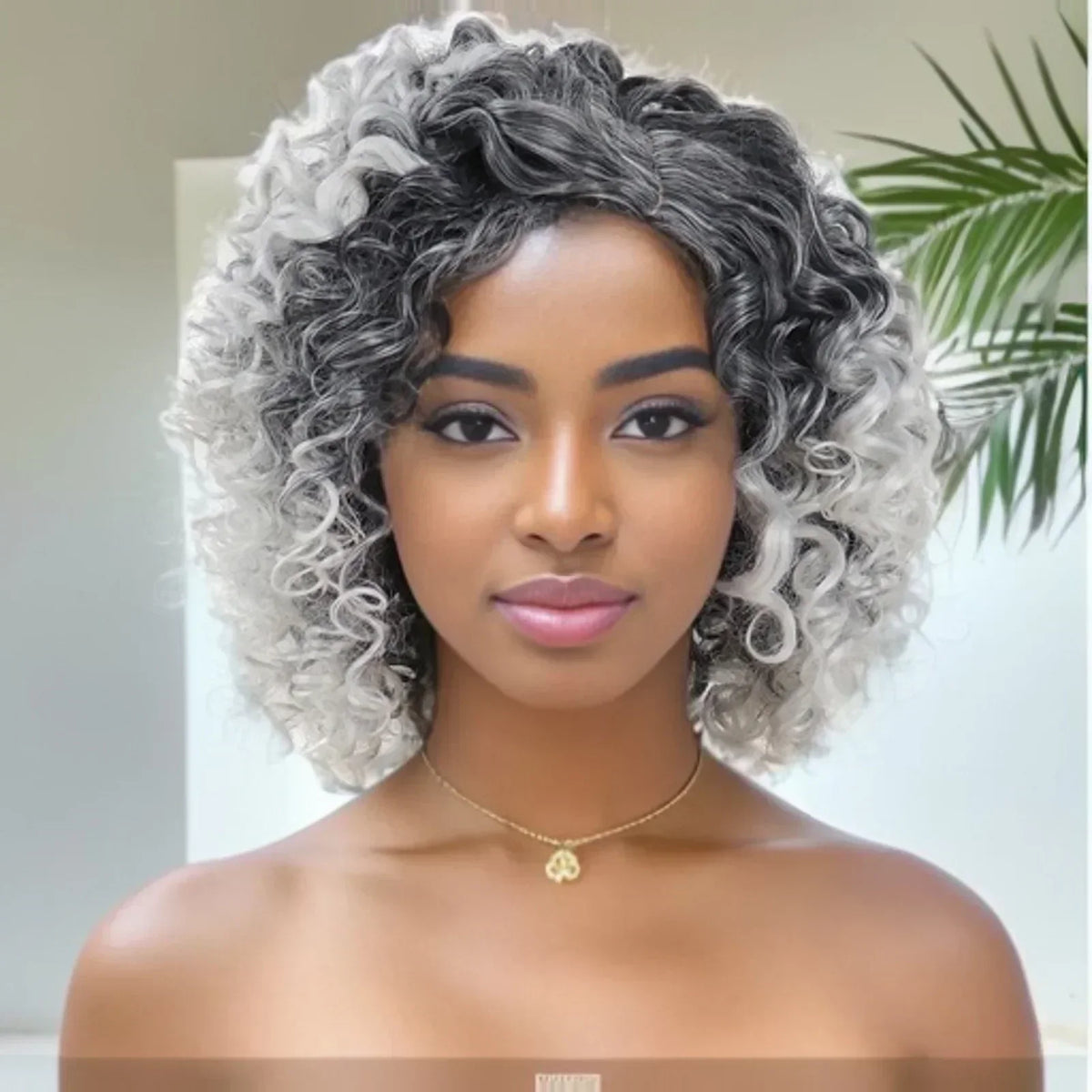 Short Curly Afro Bob Wig – Multi-Color Options