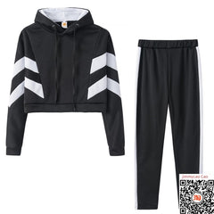 2023 Women's Sportswear Two-piece Set Kotorskitteratumenz Autumn Women Sport Suit