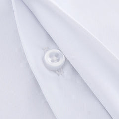 Men's French cuffs dress shirt long sleeve fit elegant gentleman romantic wedding party business fashion white shirts