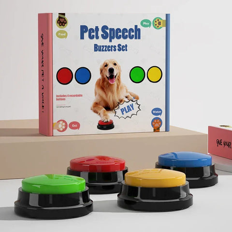 Pet Dog Talking Interacting Button for training and communication