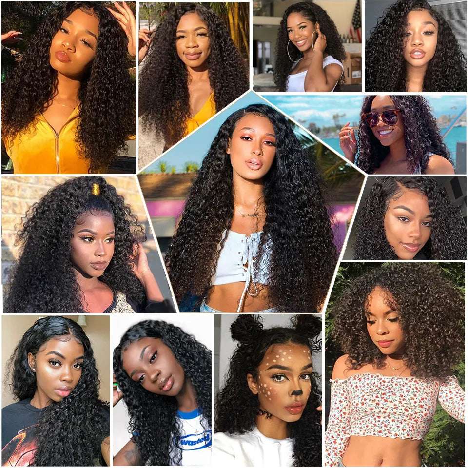 Wet & Wavy Bundles with Frontal – Virgin Water Wave Human Hair