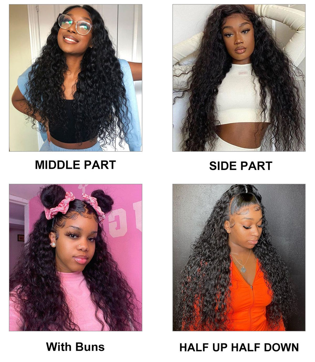 Wet & Wavy Bundles with Frontal – Virgin Water Wave Human Hair
