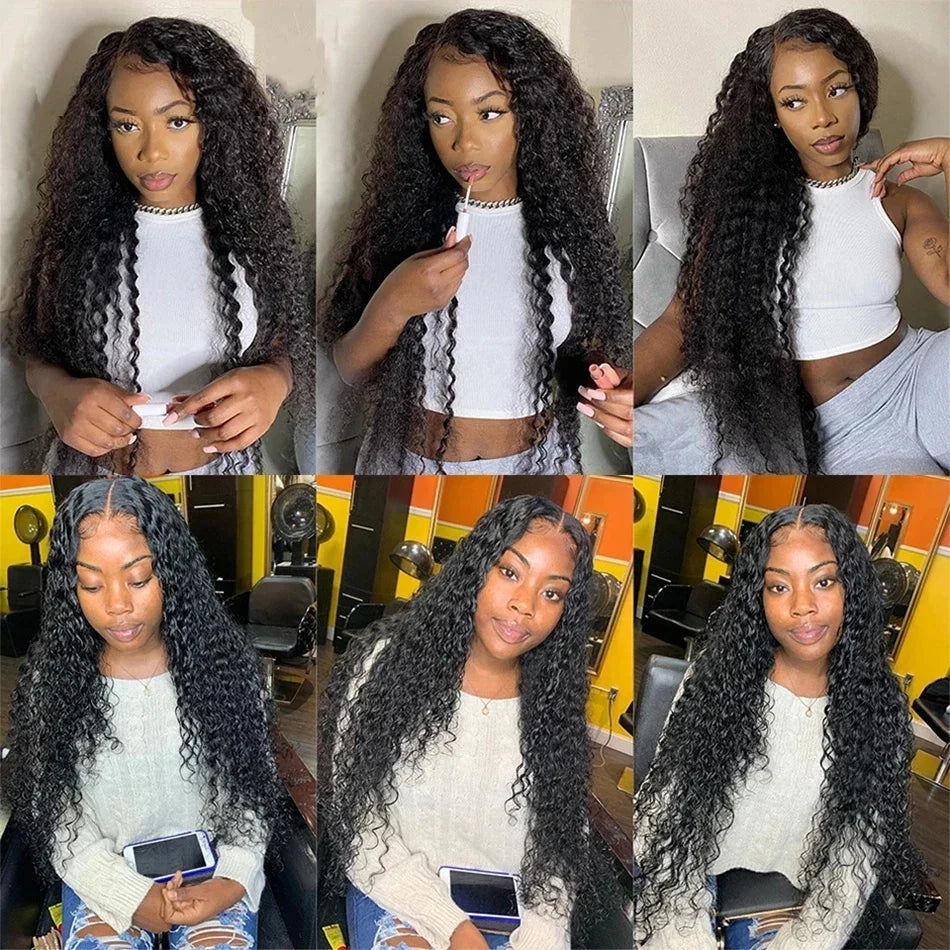 Wet & Wavy Bundles with Frontal – Virgin Water Wave Human Hair