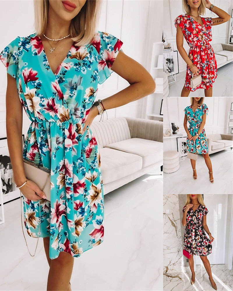 European And American Fashion Print Women's Clothing
