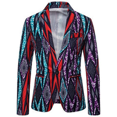Indian Ethnic Style Men's Single Breasted Leisure Suit